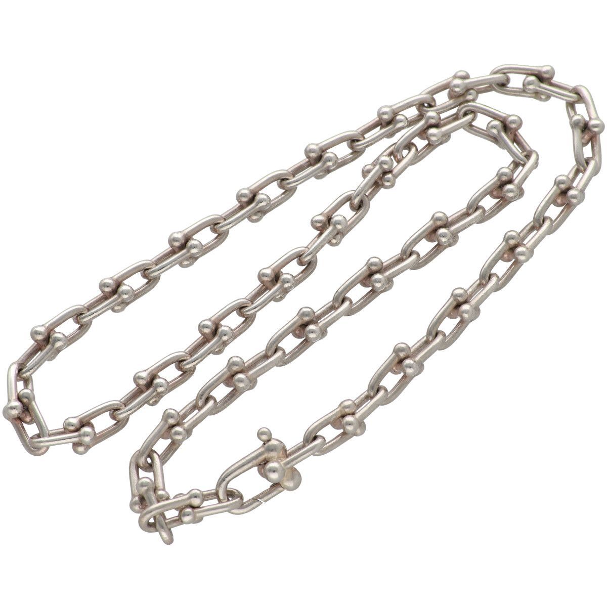 中古】 Tiffany ＆ Co. ティファニー ハードウェア スモール リンク 