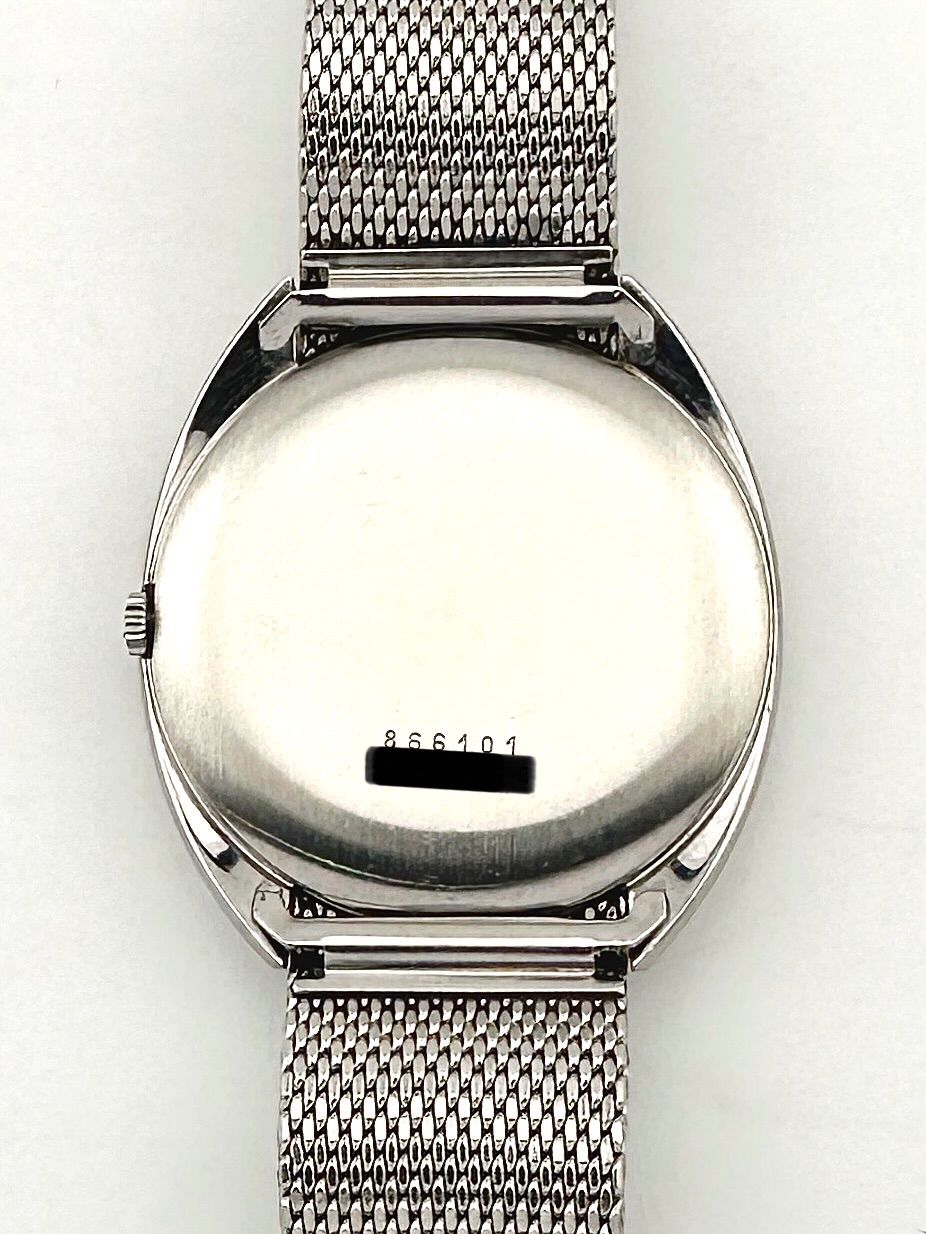 UNIVERSAL GENEVE 866101 ホワイトシャドウ ブレスレット OH済み 自動