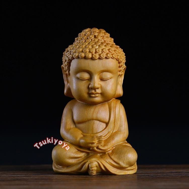 10%OFF】【送料無料】ヒノキ 木彫り 釈迦如来 小型仏像 置物 10%OFF】【送料無料】ヒノキ 木彫り 釈迦如来 小型仏像 置物