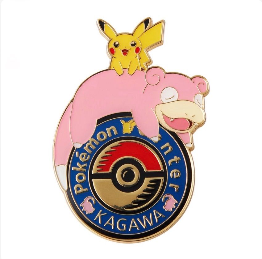 新品未開封 ポケモンセンター カガワ 限定 ロゴピンズ ピンバッヂ