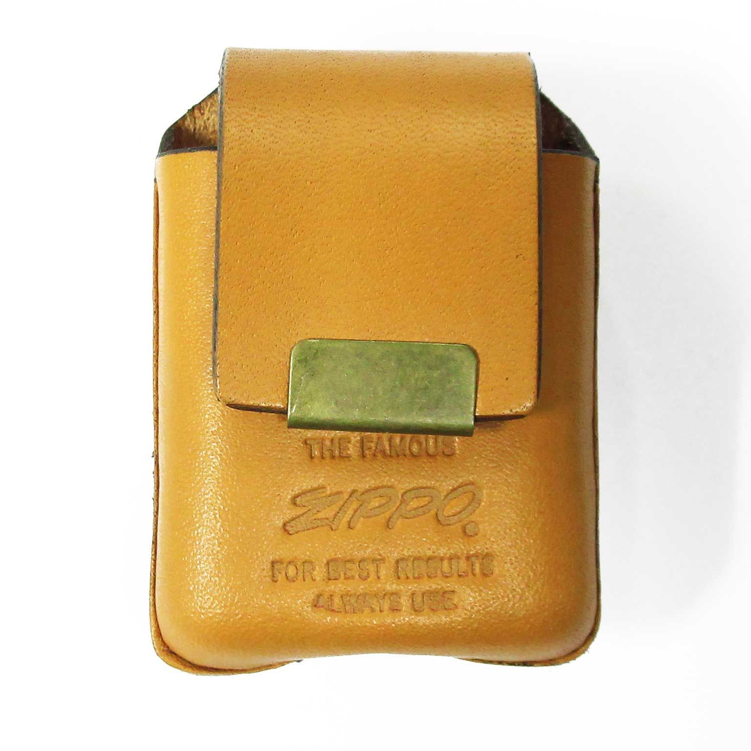 Zippo ジッポーライター 本革 レザーケース ブラウン 茶 - メルカリ
