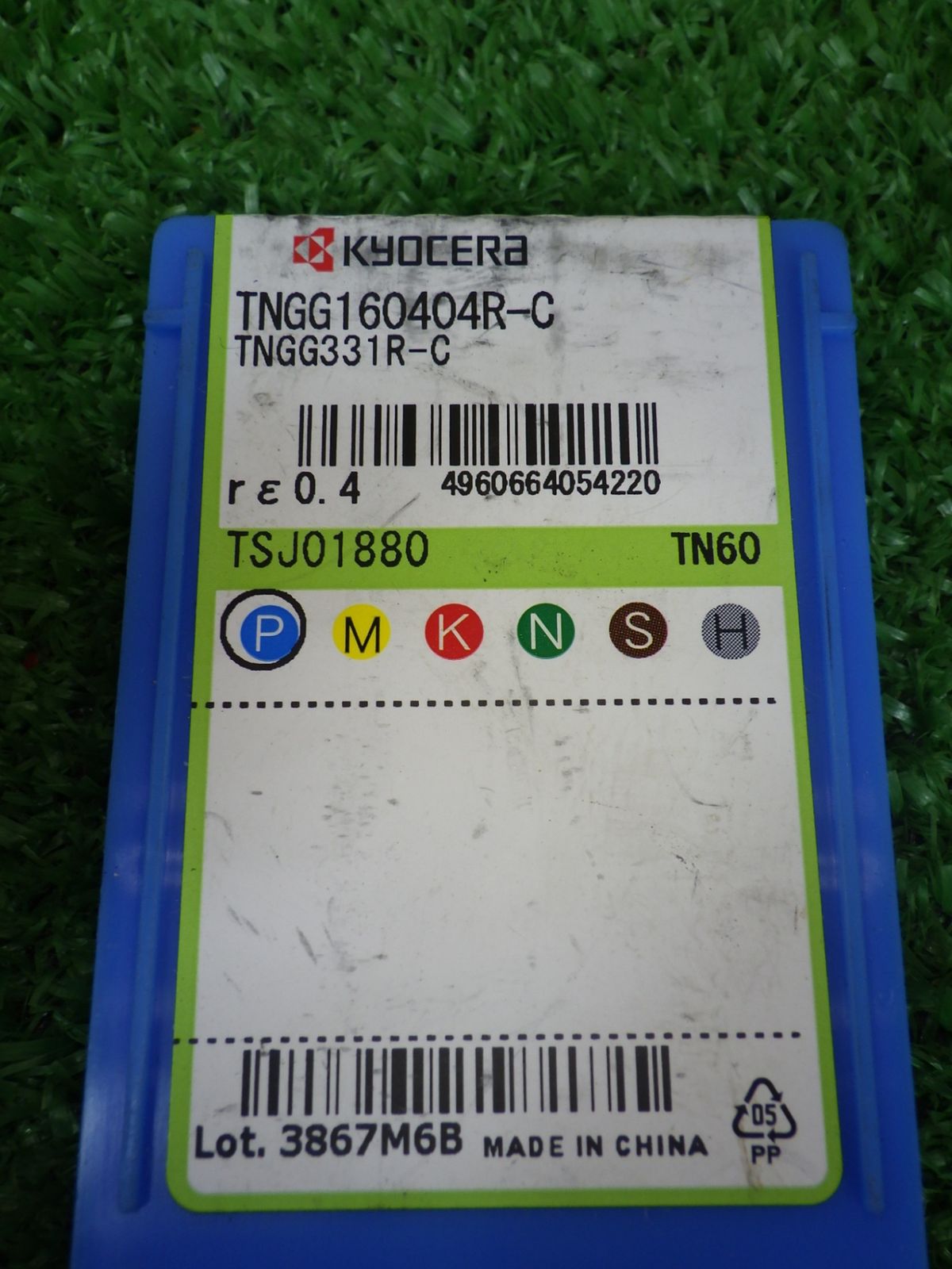 京セラ 旋削用チップ サーメット TN60 TNGG160404R-C 長期保管品 工具 
