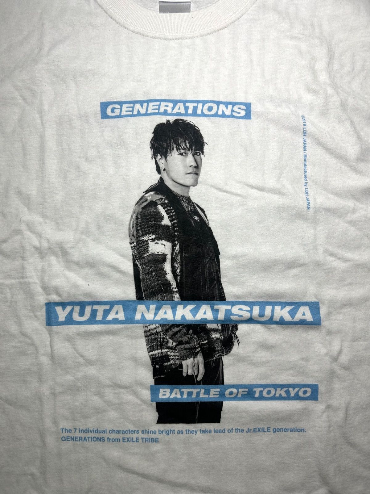 GENERATIONS 中務裕太 BATTLE OF TOKYO Tシャツ BOT ジェネ LDH 公式