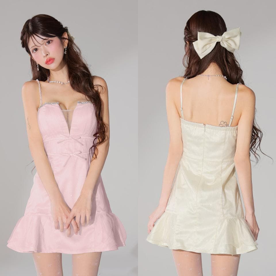 ROBE de FLEURS / ローブドフルール】ラメチュールサテンバスト 