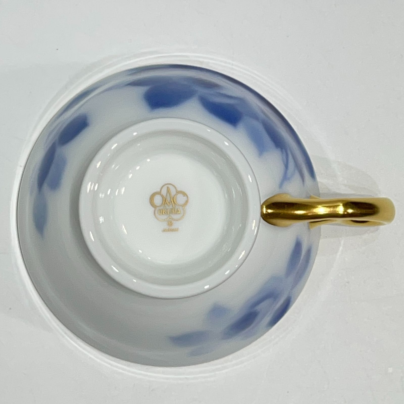 美品 / 大倉陶園 ブルーローズ 8011 ティー・コーヒー兼用カップ 