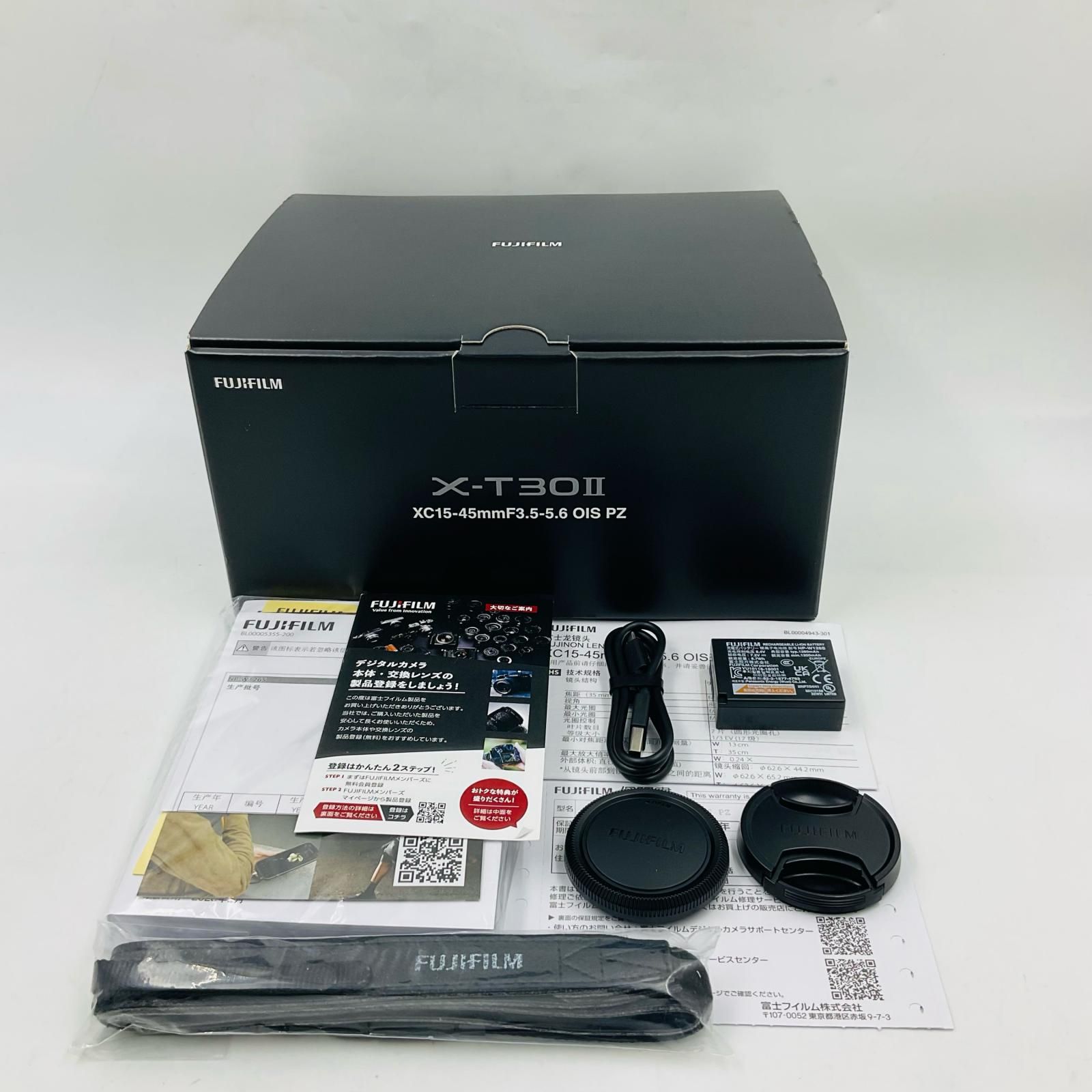 全額返金保証】【最速発送】FUJIFILM デジタル一眼 X-T30 II 15-45mm 