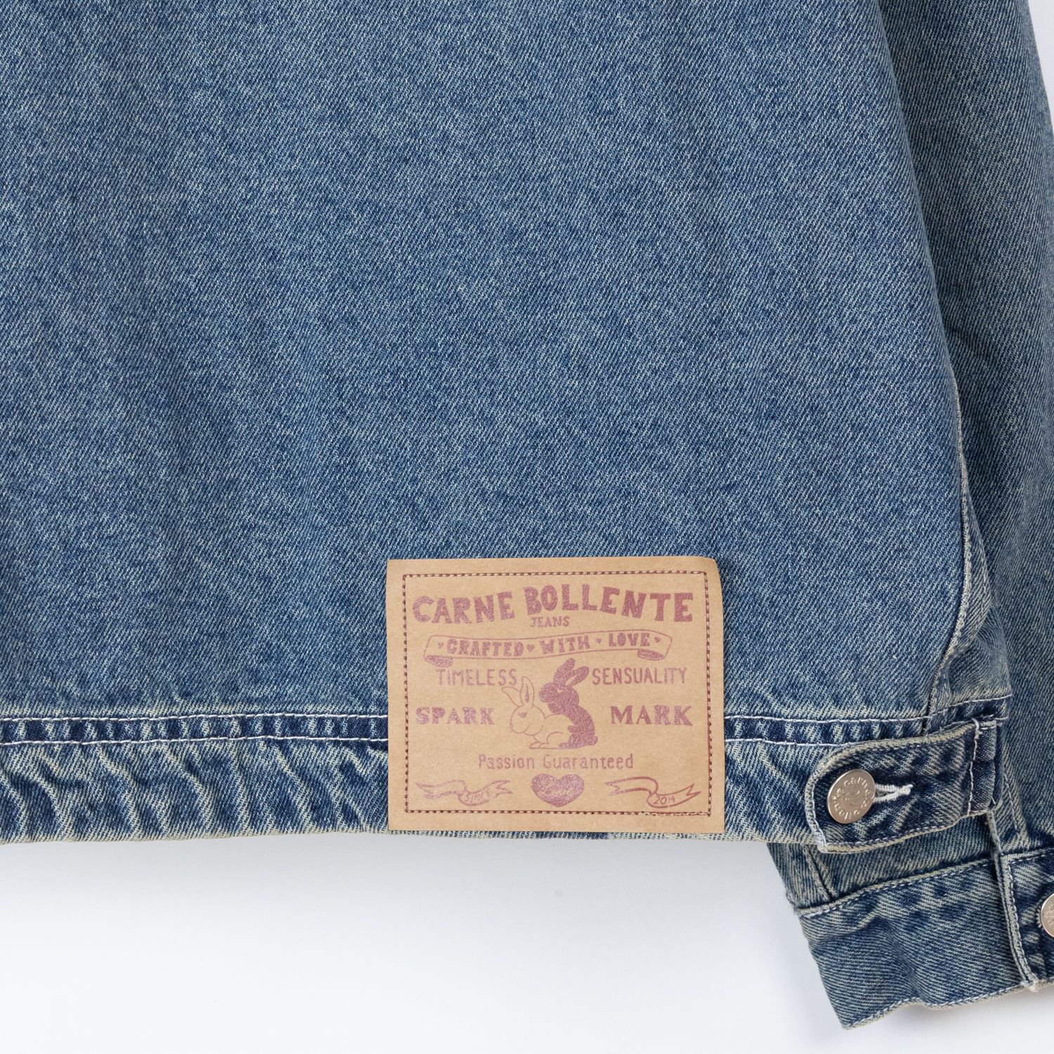 CARNE BOLLENTE | THE LOVE JACKET (OFF BLUE) デニムジャケット 