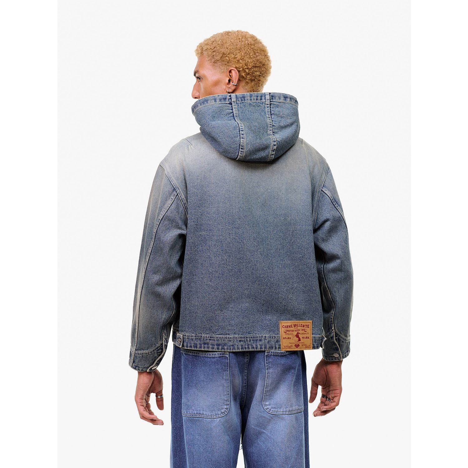 CARNE BOLLENTE | THE LOVE JACKET (OFF BLUE) デニムジャケット 