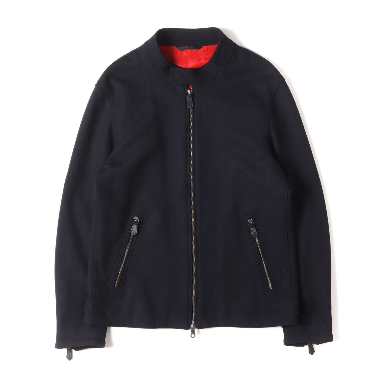 MOVB ライダース MOVB モーヴ ジャケット ダークネイビー 紺 サイズ:46 | 22AW Optima