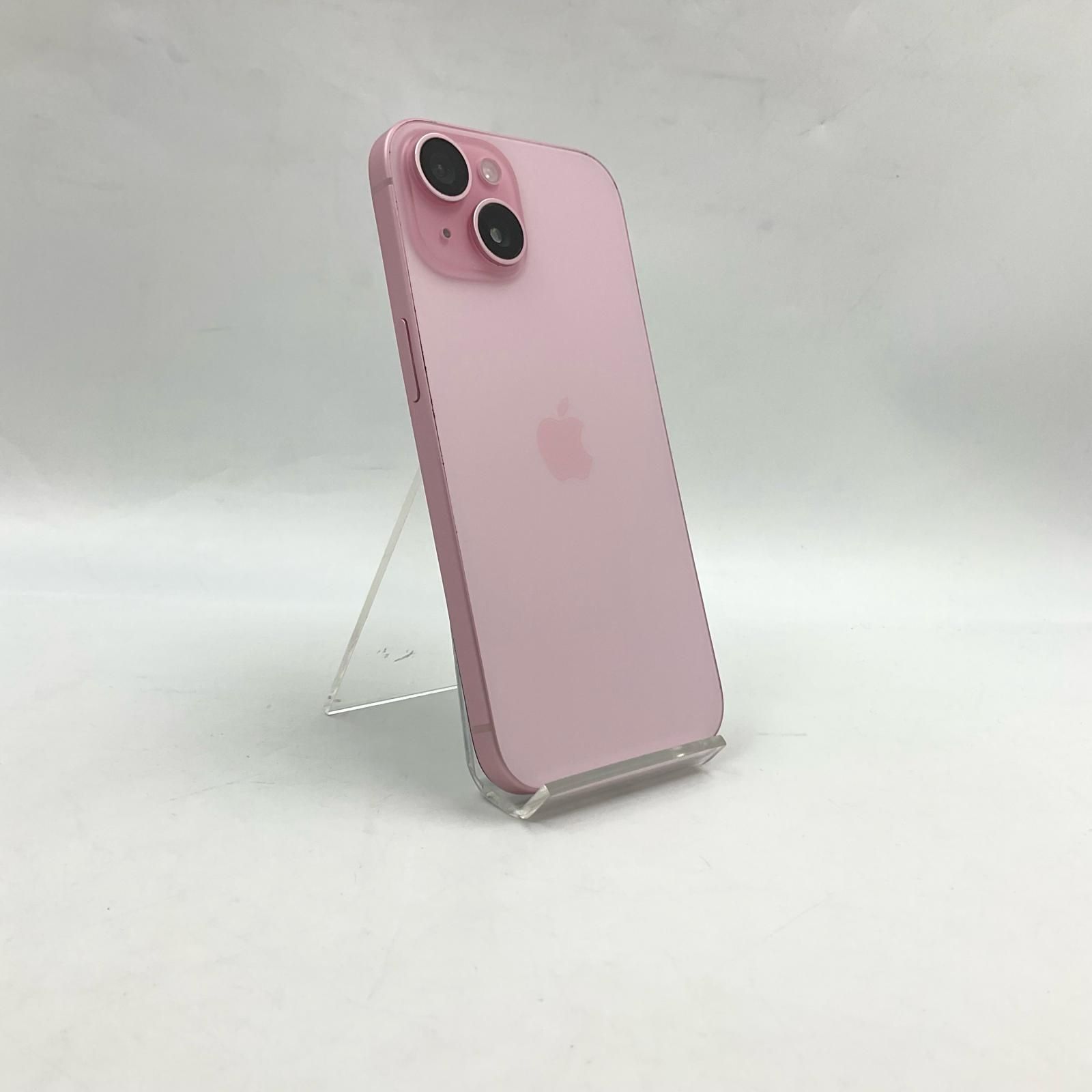 期間限定】 iPhone 15 256GB ピンク SIMフリー 画面ヒビあり 256GB