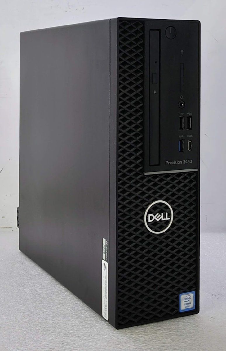 ★[Win11 forWS] 8世代 快適メモリ 超速SSD デスクトップWS Dell Precision 3430 SFF(Xeon E-2174G 3.8GHz/16GB/NVMe SSD 256GB+500GB/DVD)