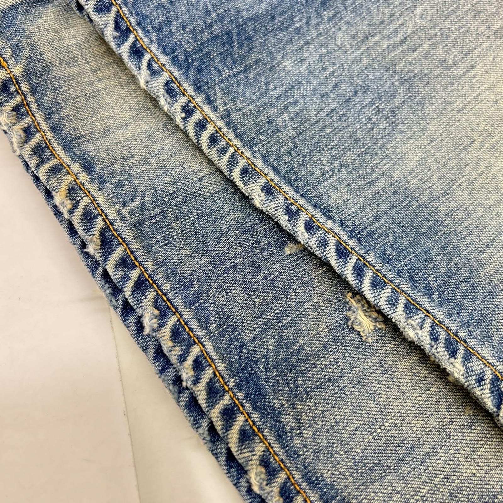 ANCELLM アンセルム 25AW ANC-PT101 ｲﾝﾃﾞｨｺﾞ #05 AGING01 ﾜｲﾄﾞｼﾙｴｯﾄ 
