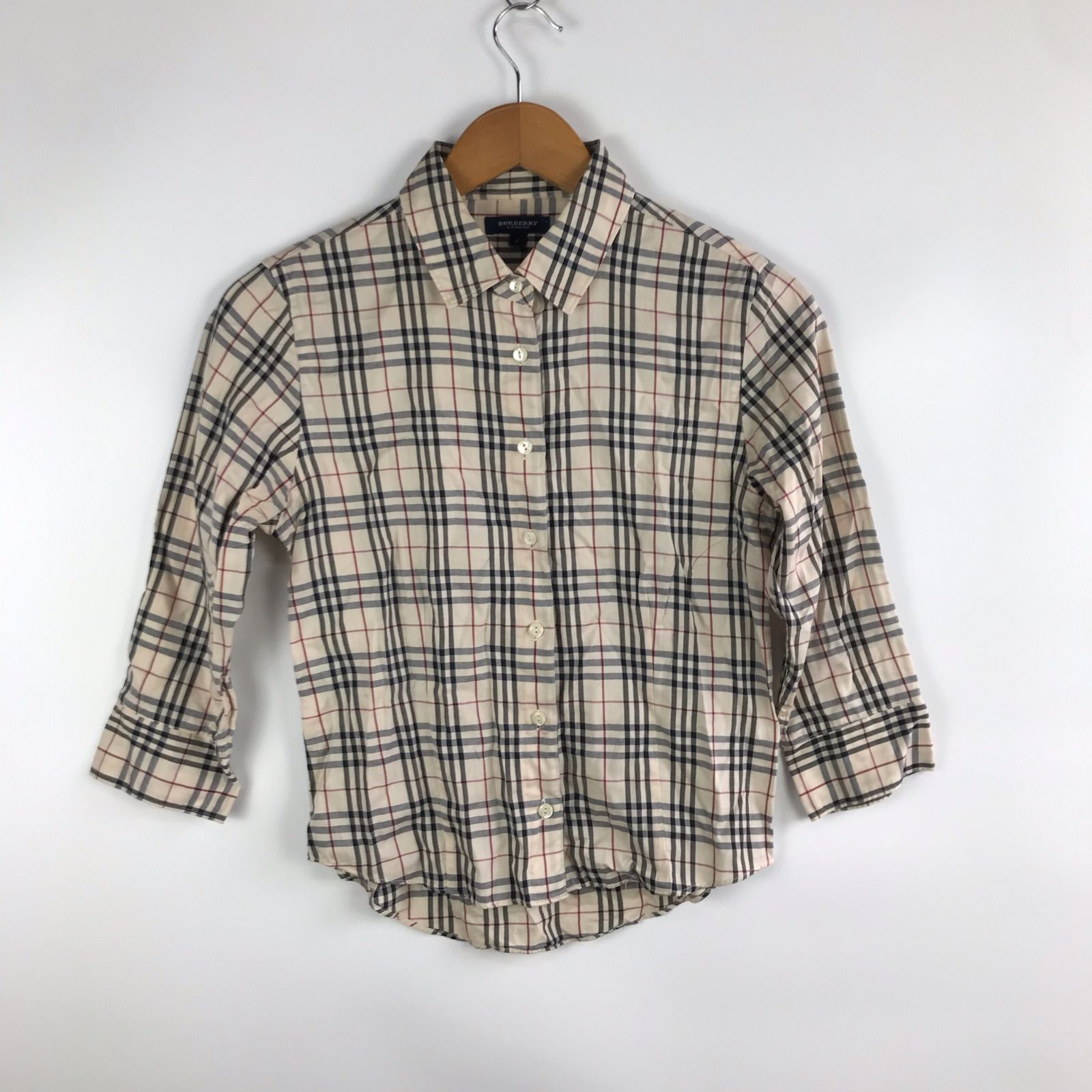 BURBERRY ノバチェック シャツ レディース UK12 BURBERRY LONDON ノバチェックシャツ レディース S 3391202604020007