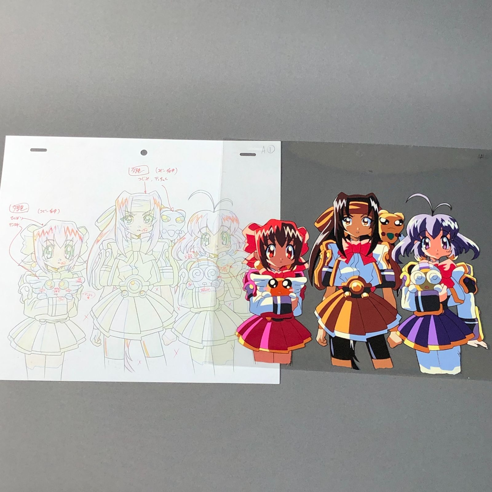 悪魔くん 背景つき セル画1枚 激レア 背景なしセル画1枚 セル画 悪魔