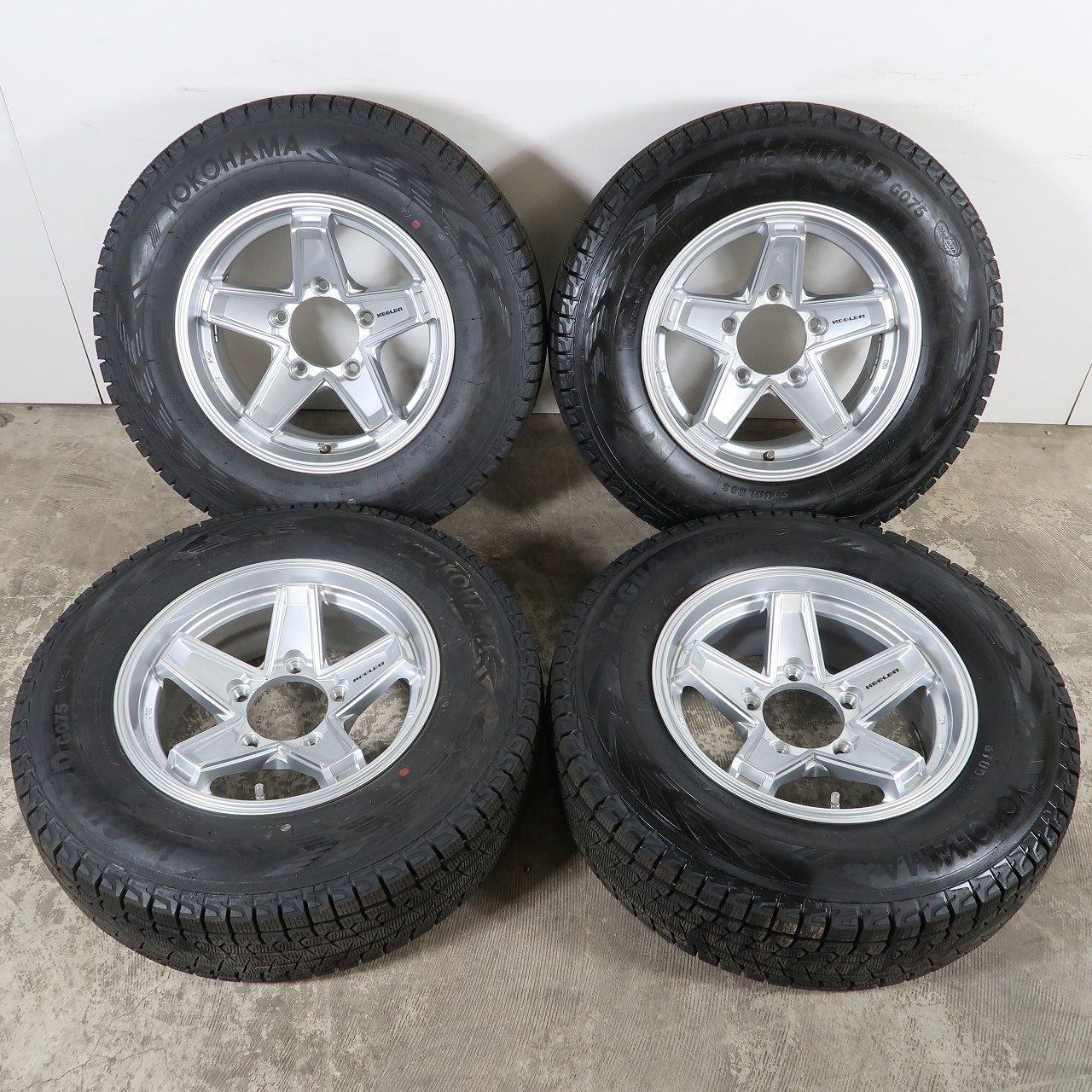 ジムニーシエラ JB74W 等に 4本 キーラー 15インチ 6J ±0 5H PCD139.7 