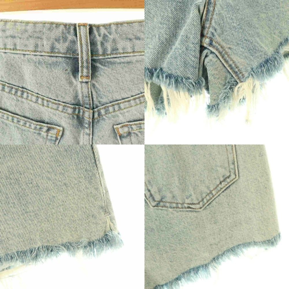 アレキサンダーワン ALEXANDER WANG カットオフ デニム ショートパンツ