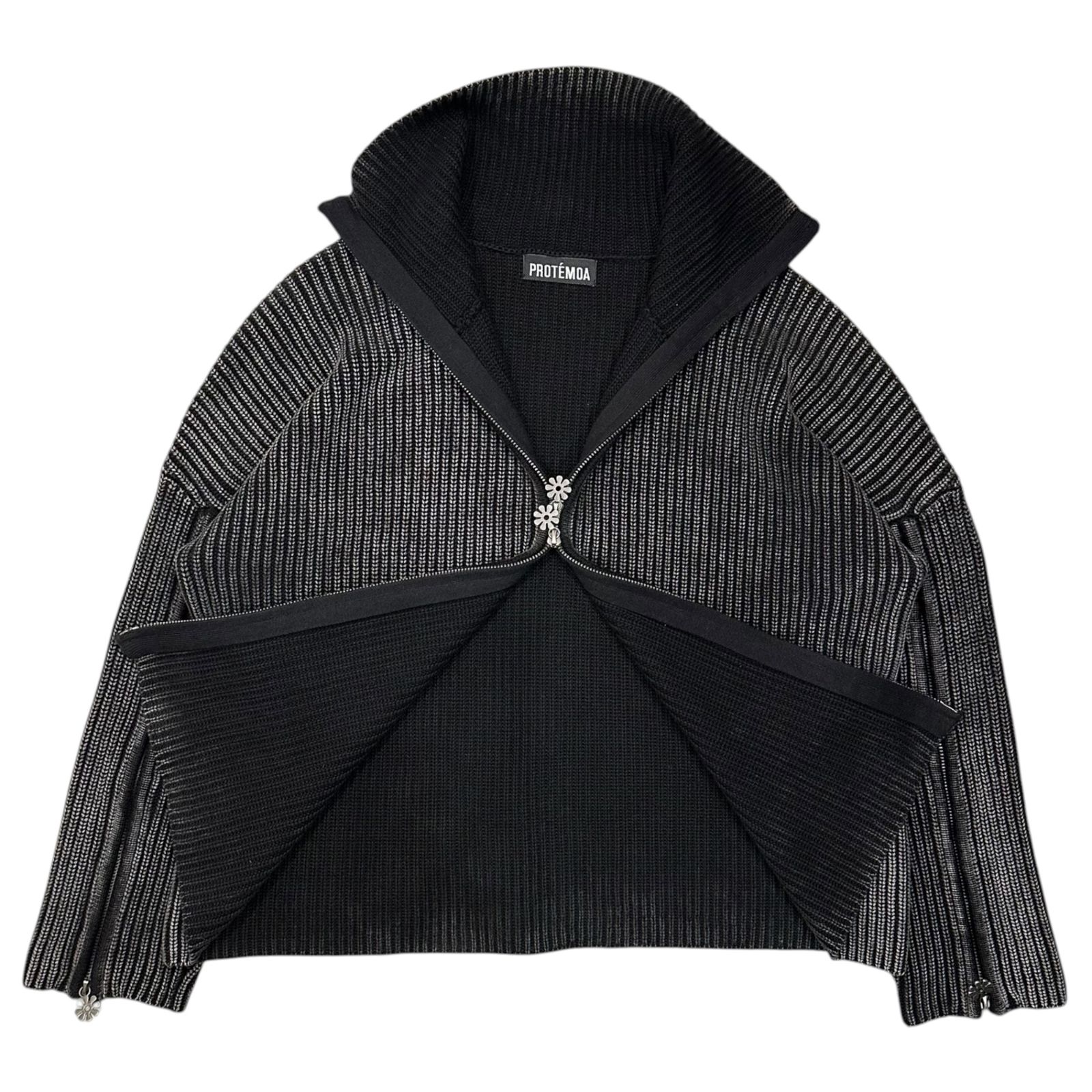 PROTEMOA(プロテモア) Triple Zip Cardigan トリプル ジップ 