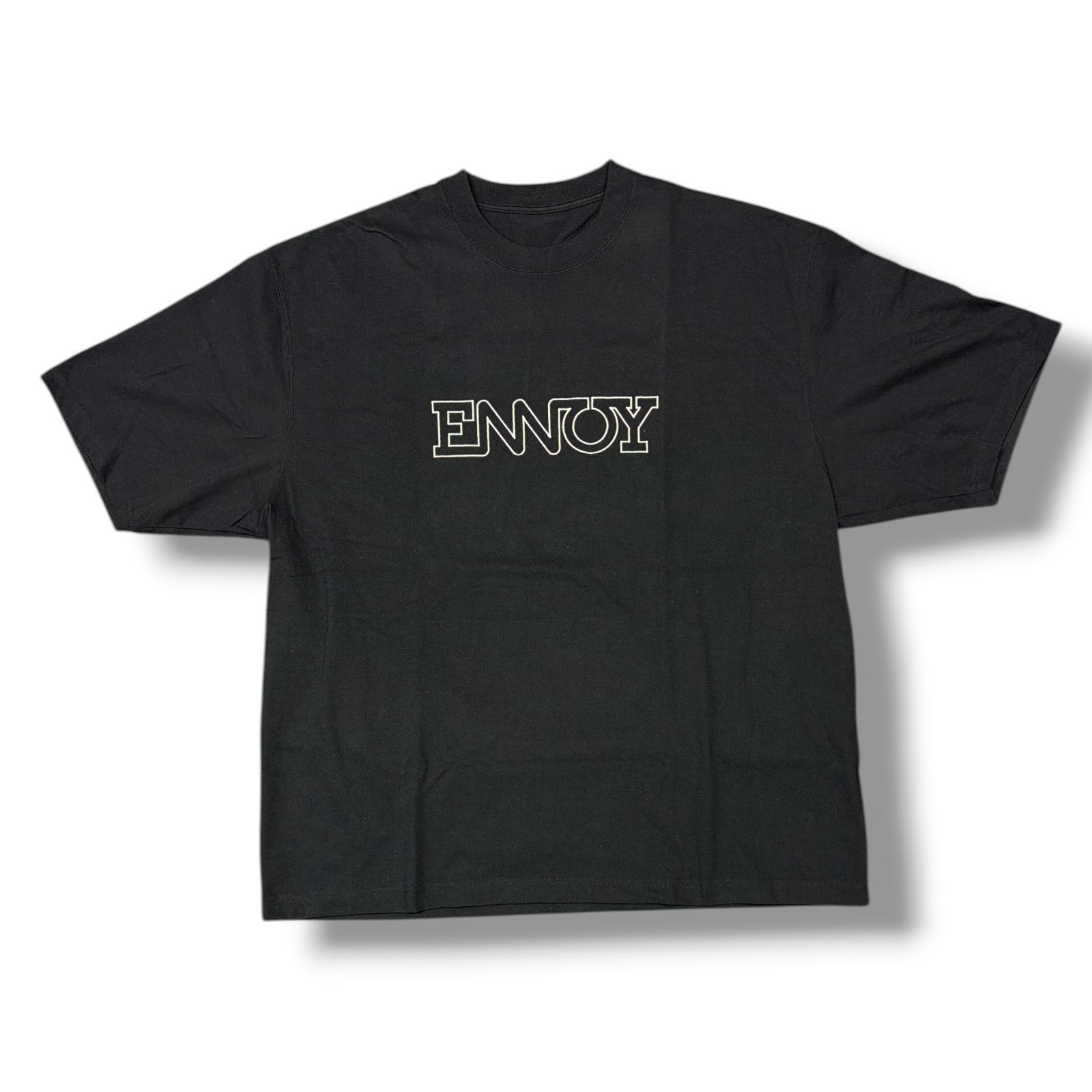 ENNOY ennoy PROFESSIONAL LOGO T-SHIRT 黒 ザエンノイ