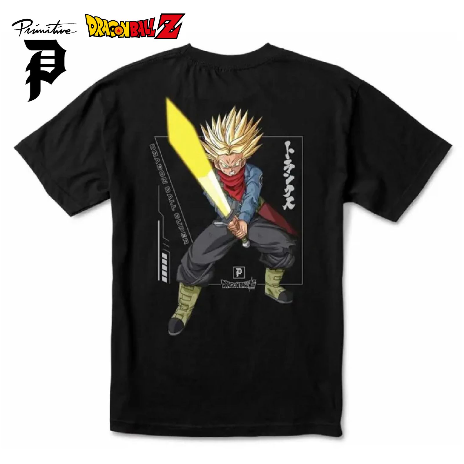 [新品/US輸入] Primitive Dragon Ball Victory Trunks Tee ブラック 黒 プリミティブ コラボ ...