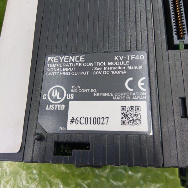 KEYENCE キーエンス KV-TF40 PID温度調節ユニット【野田愛宕店】【店頭取引限定】【未使用】 未使用】KEYENCE キーエンス KV-TF40 PID温度調節ユニット【野田愛宕店