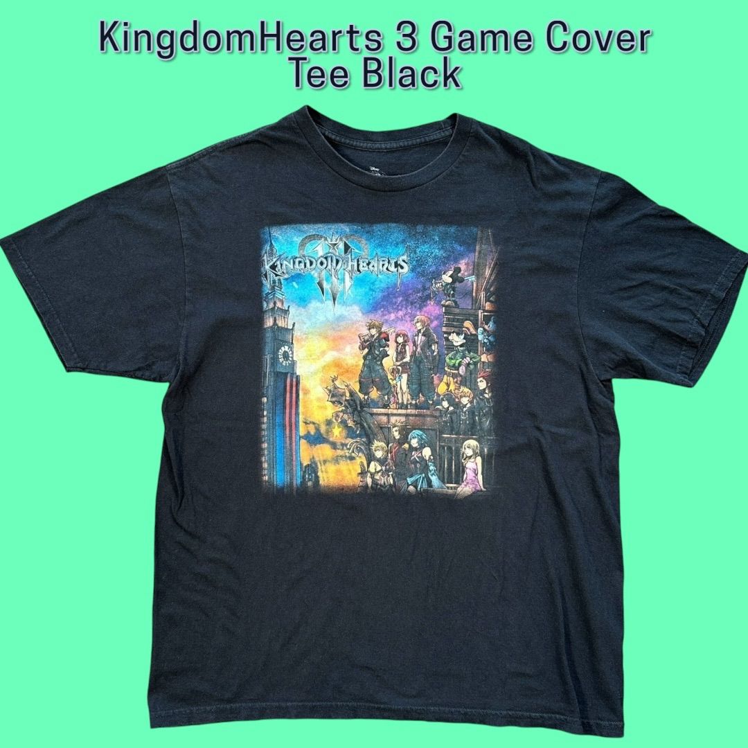 KingdomHearts 3 Game Cover Tee Black