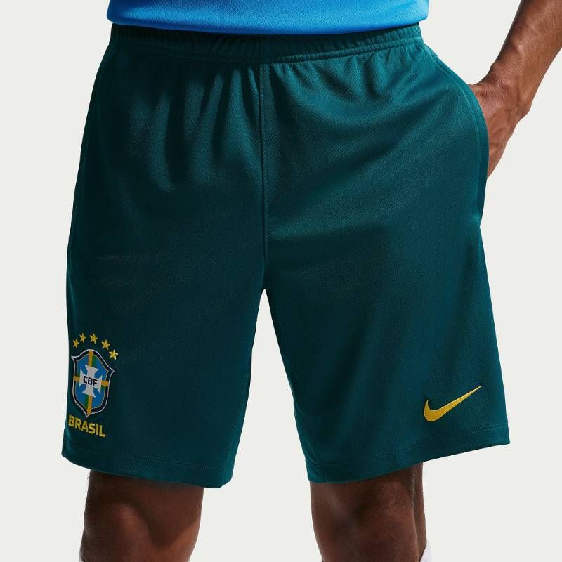 【送料無料・匿名配送】NIKE ナイキ ブラジル代表 2026 公式 ストライク ショーツ ティール 金 新品 正規品