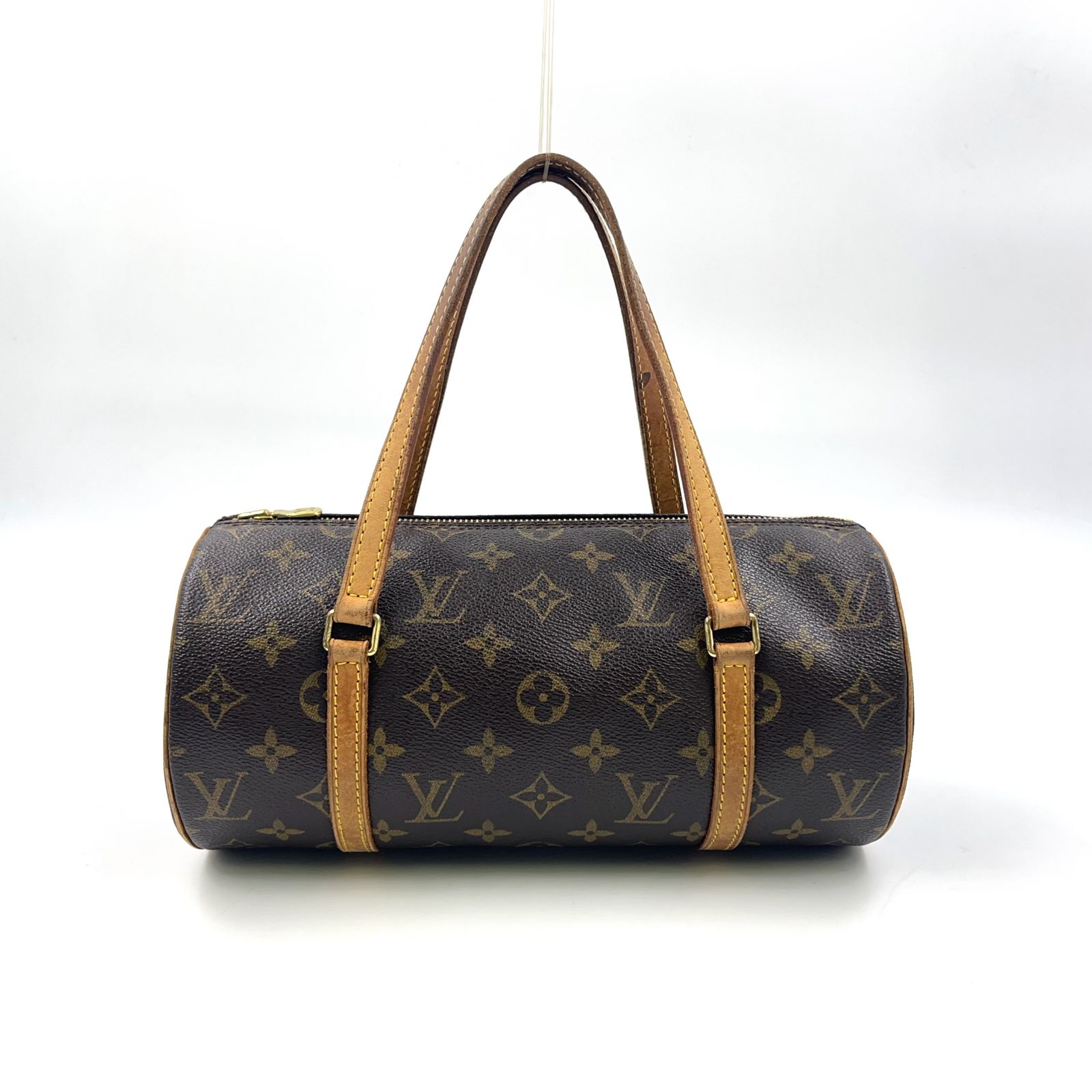 LOUIS VUITTON パピヨン26 モノグラム モノグラム 旧型 レザー×PVC 