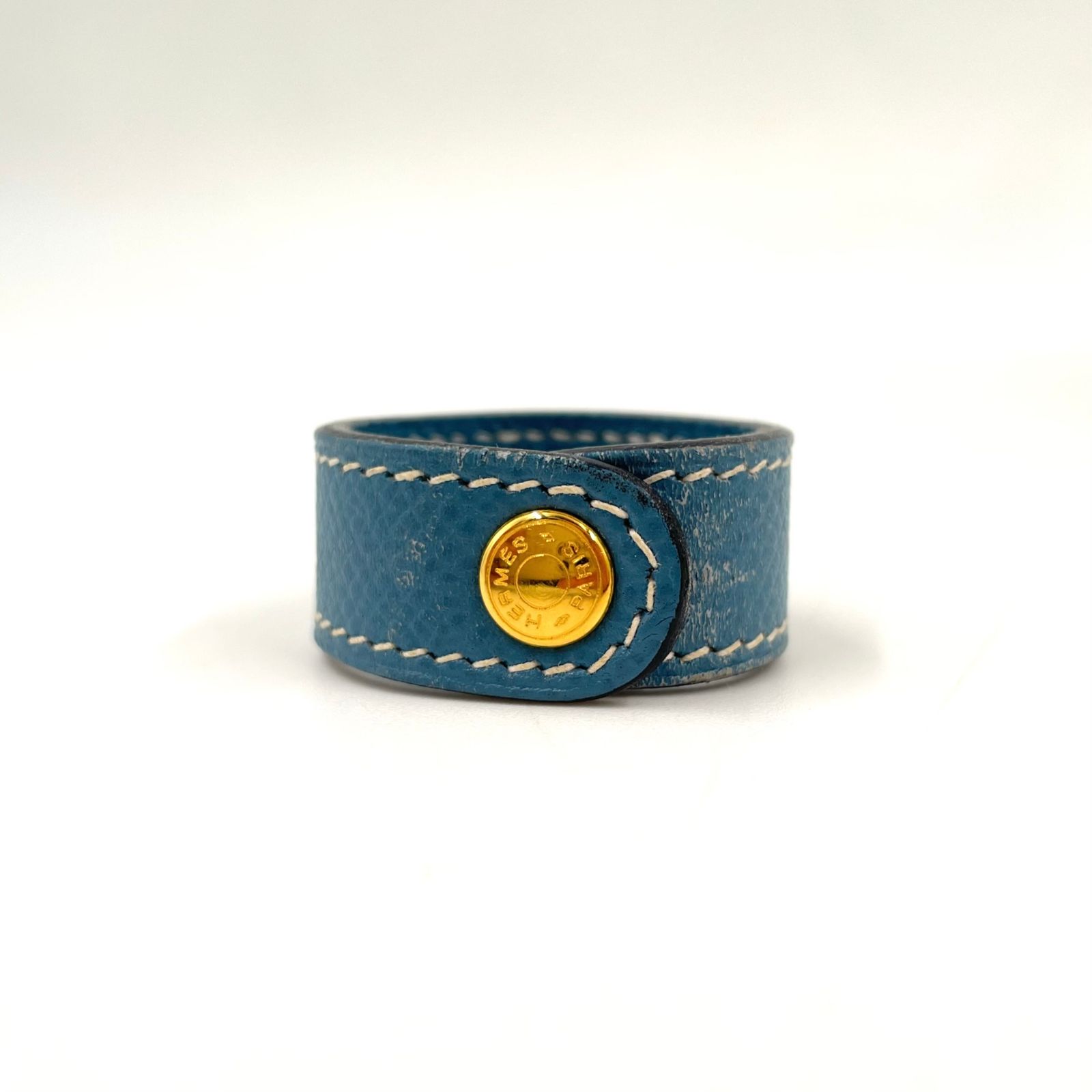 ☆HERMES☆ エルメス グローブホルダー ノマド ブルー シルバー 箱付き