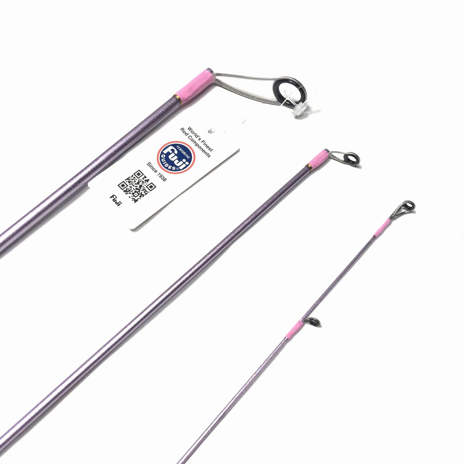 Fuji製ガイド 4.6フィート スピニングパックロッド 4ピース XUL(グラス