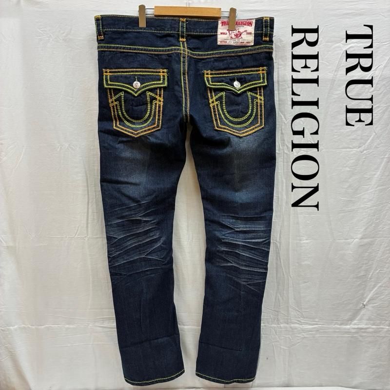 トゥルーレリジョン JOEY SUPER T 24-803MYBT USA製 5P デニムパンツ