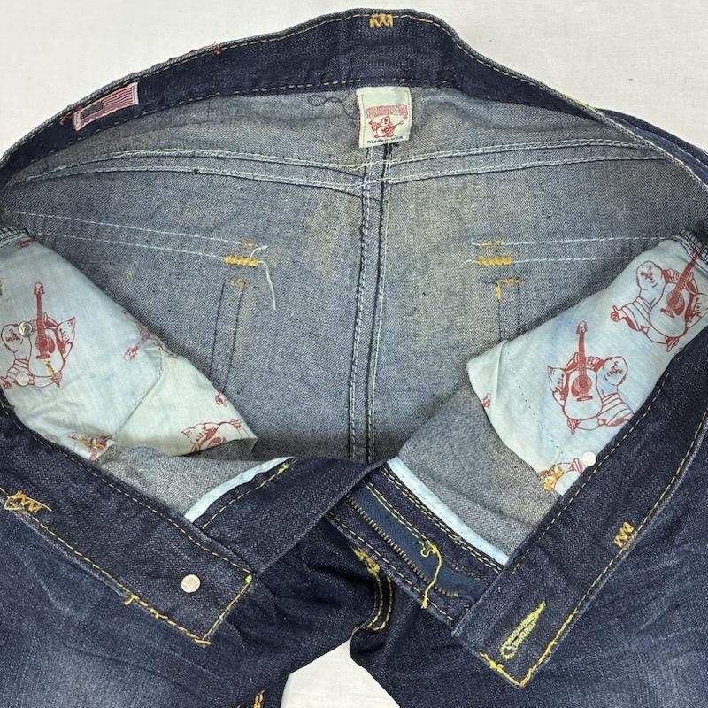 トゥルーレリジョン JOEY SUPER T 24-803MYBT USA製 5P デニムパンツ