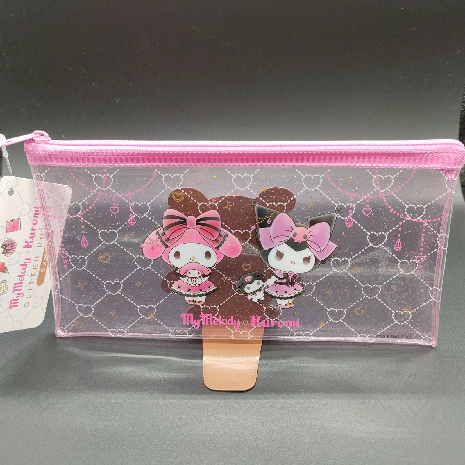 新品・未使用] マイメロディ クロミ ラメポーチ ピンク 未使用 