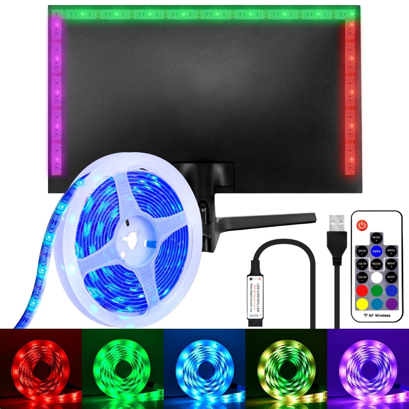 RGB16色 12mセット 二列式 強力 ledテープライト RGB16色 12mセット 二列式 強力 ledテープライト 【公式通販】