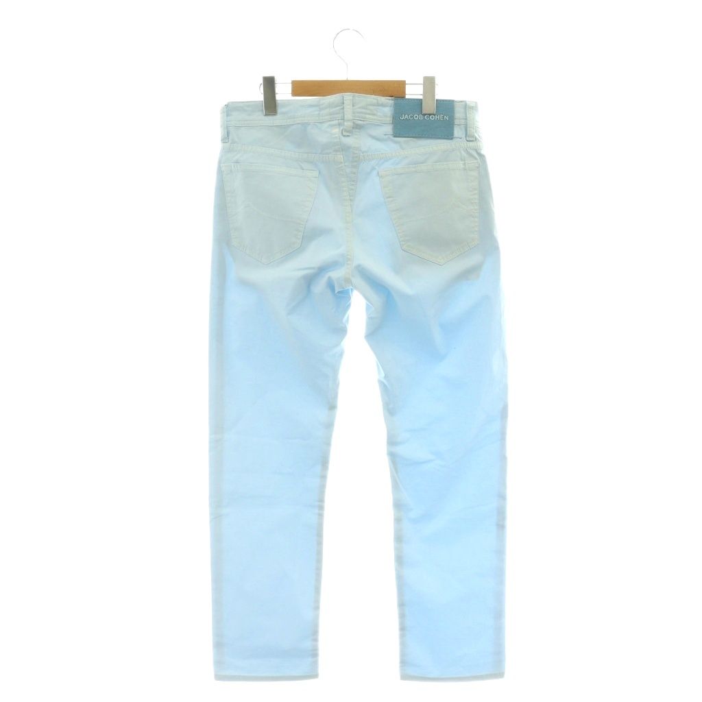 ヤコブコーエン LEONARD W31 スキーヤーパッチ ヤコブコーエン JACOB COHEN スラックスパンツ ワンカラー ジップ