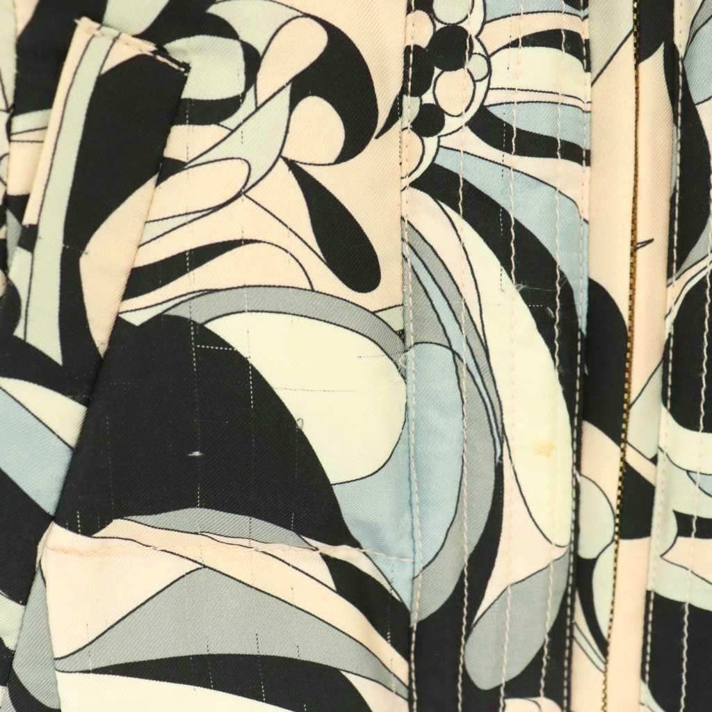 エミリオプッチ EMILIO PUCCI ダウンベスト 38 マルチカラー ピンク