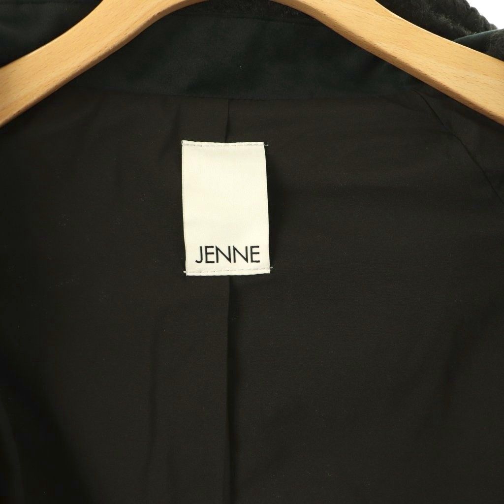 ジェンヌ JENNE プードルケープコート ポンチョ L ブラック /HK