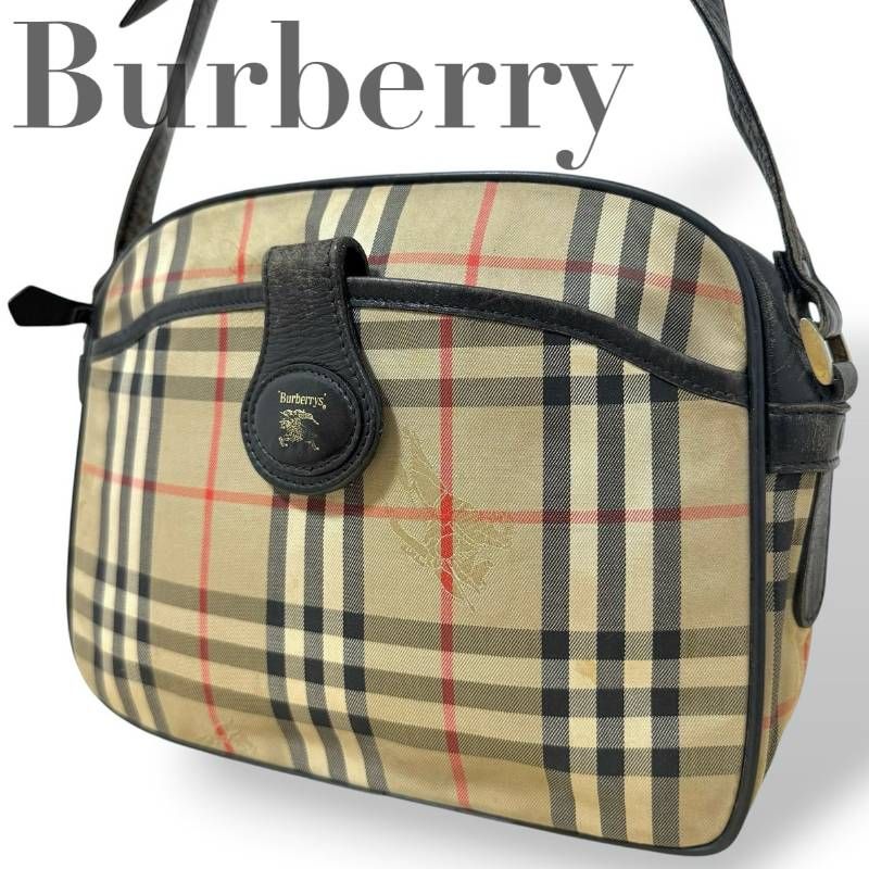 BURBERRYSバーバリー ショルダーバッグ シャドーホース ヴィンテージ