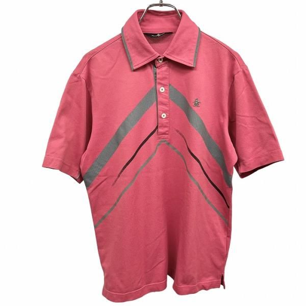 古着 マンシングウェア Munsingwear ゴルフ ポロシャツ 鹿の子 古着 マンシングウェア Munsingwear ゴルフ ポロシャツ 鹿の子