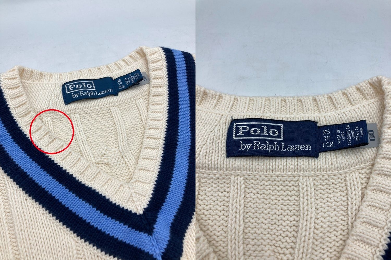 Polo by RALPH LAUREN ポロバイラルフローレン アイコニック クリケット セーター サイズXS メンズ 中古 D4 Polo by RALPH LAUREN ポロバイラルフローレン アイコニック