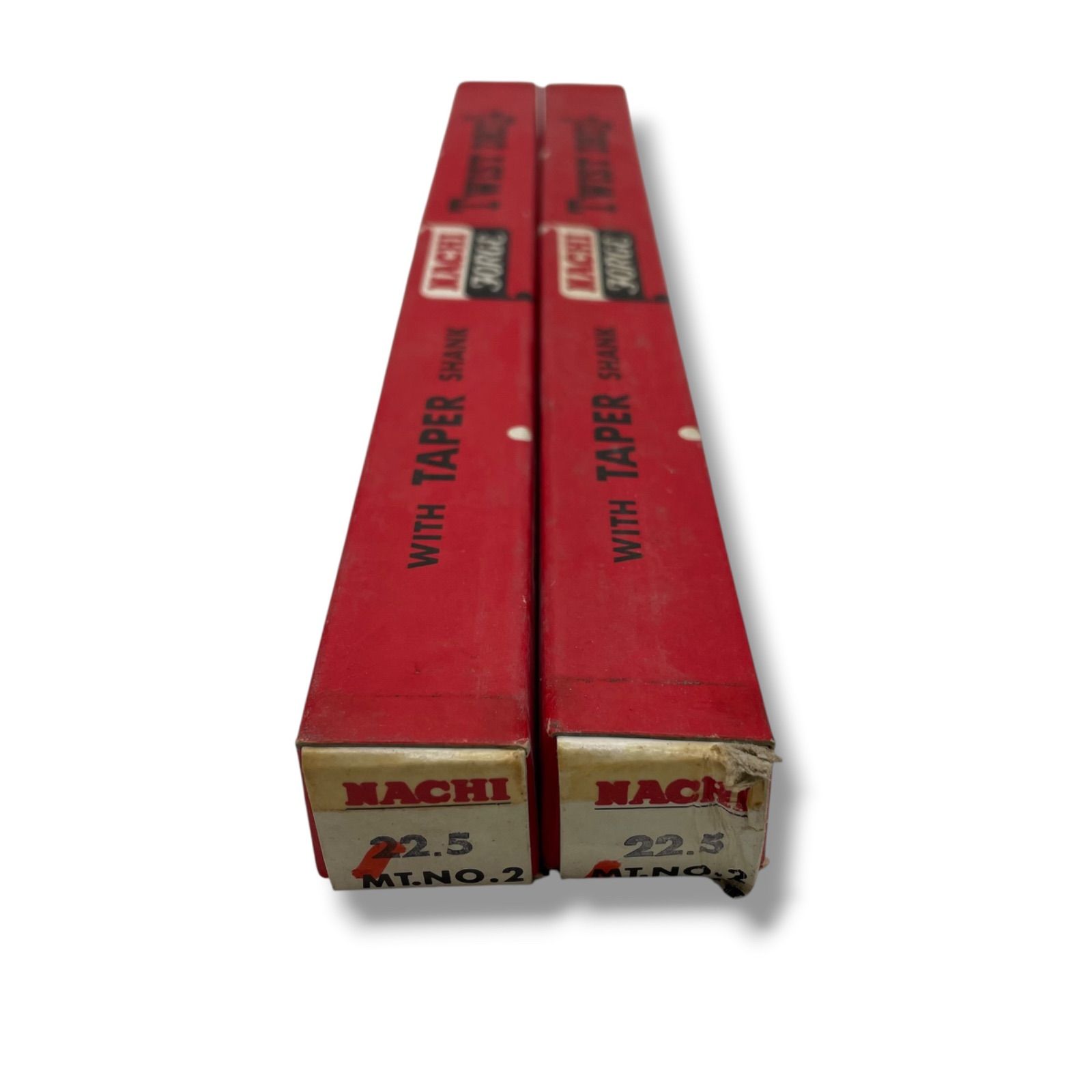 【新品未使用】NACHI テーパーシャンクドリル 22.5mm MT2 2本セット