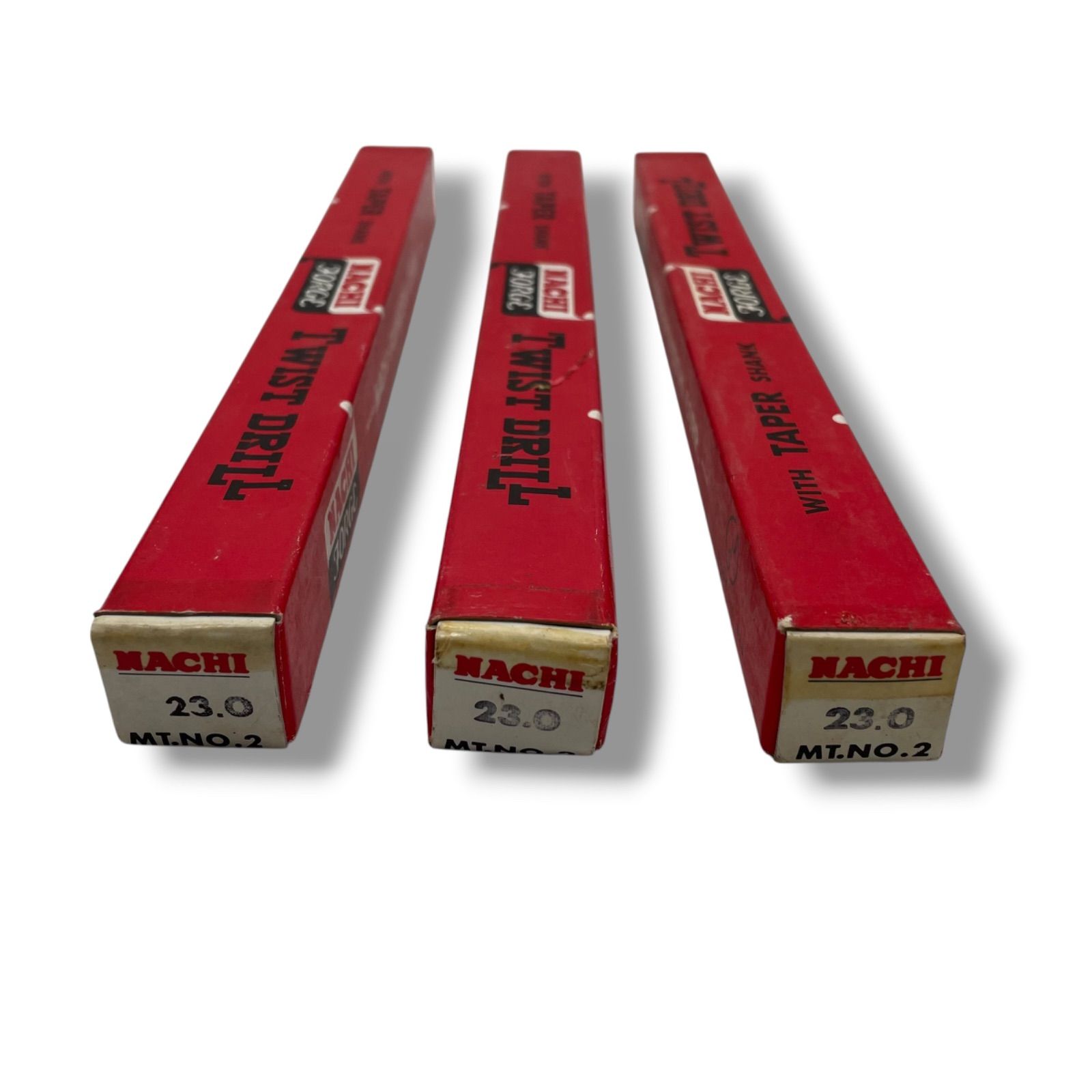 【新品未使用】NACHI テーパーシャンクドリル 23.0mm MT2 3本セット