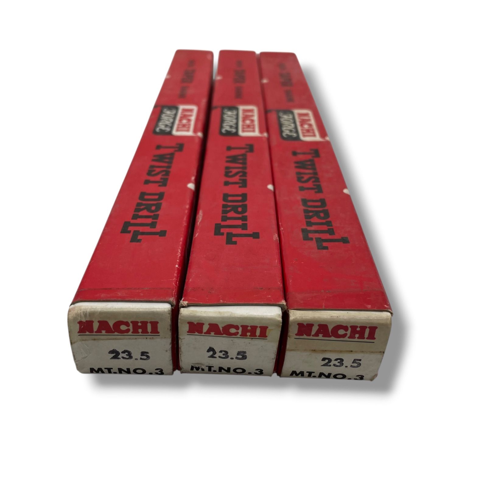 【新品未使用】NACHI テーパーシャンクドリル 23.5mm MT3 3本セット