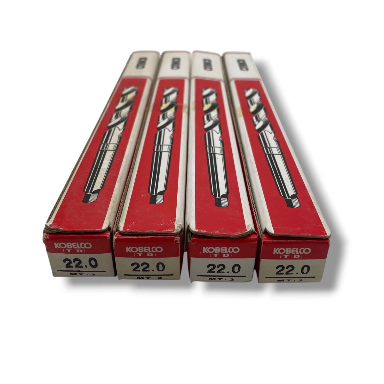 【新品未使用】KOBELCO テーパーシャンクドリル 22.0mm MT2 4本セット