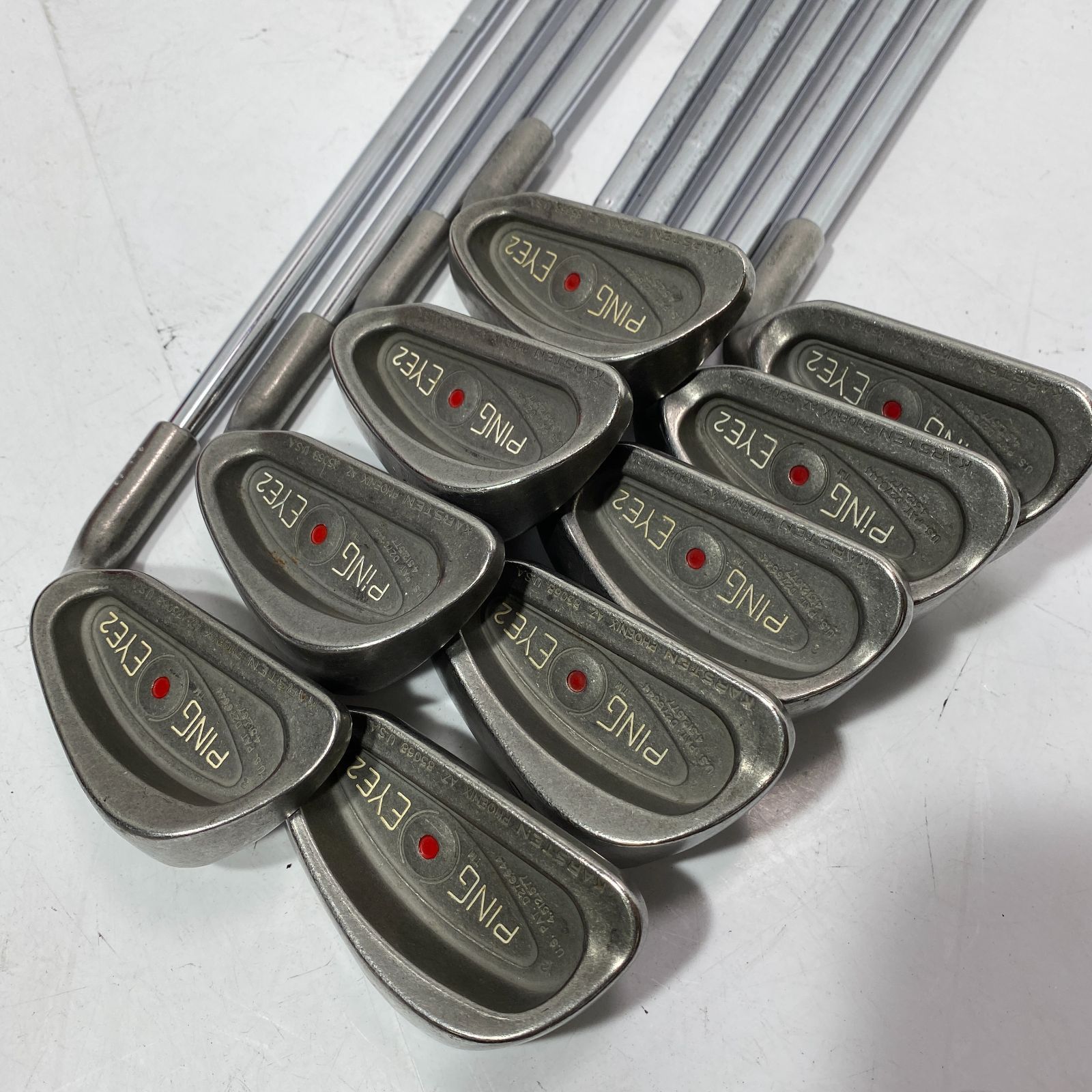 PING ピン EYE2 KARSTEN アイアン9本セット 男性右利き 純正スチール 