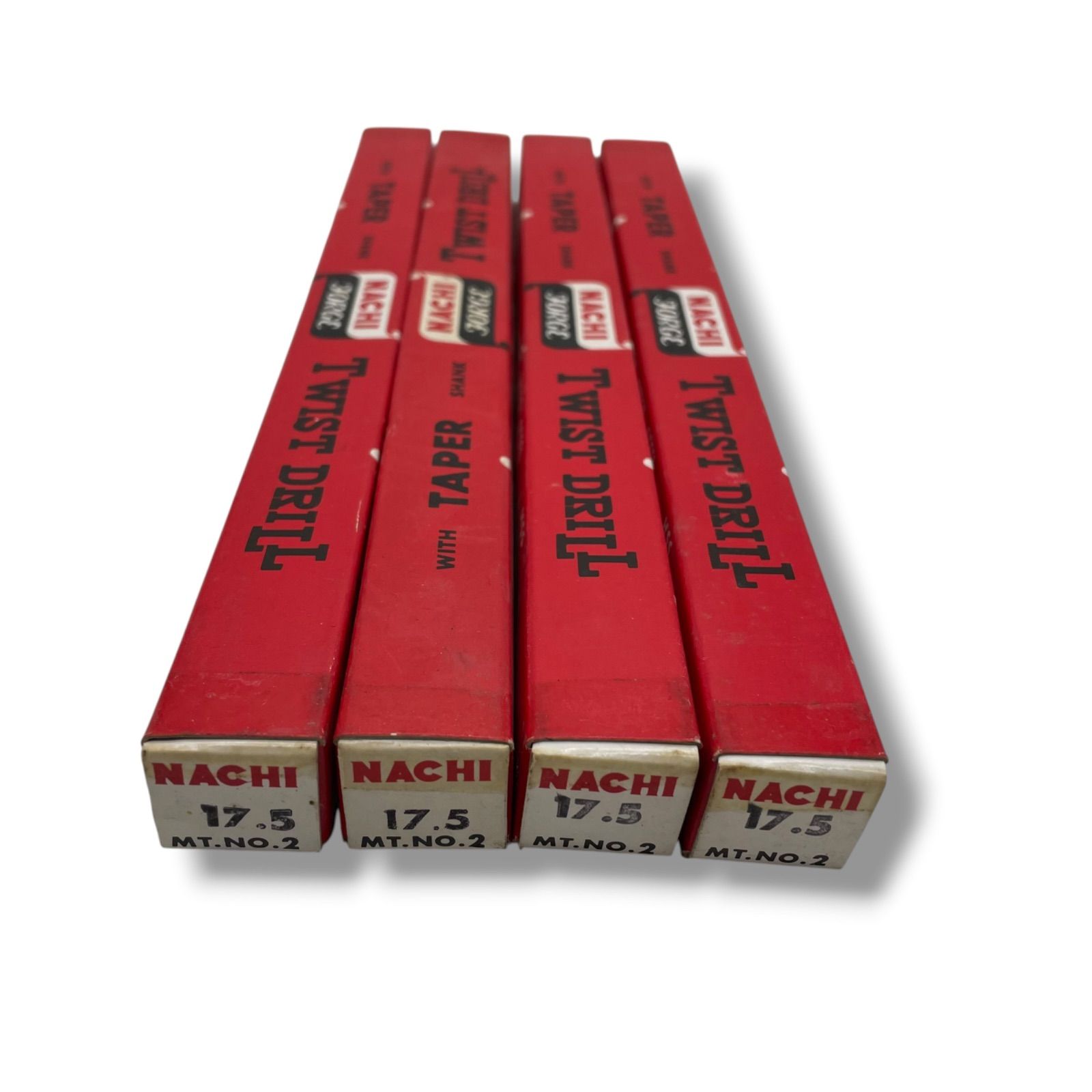 【新品未使用】NACHI テーパーシャンクドリル 17.6mm MT2 4本セット