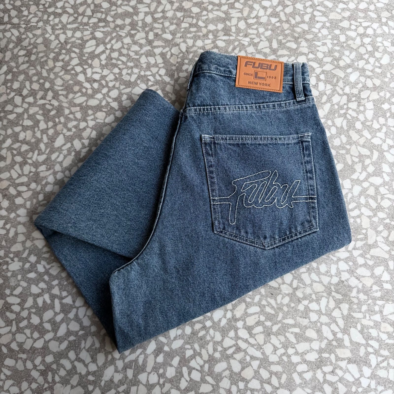 FUBU / bamggy denim size 34 タグ付 フブ バギーパンツ ワイド FUBU / bamggy denim size 34 タグ付 フブ バギーパンツ ワイド