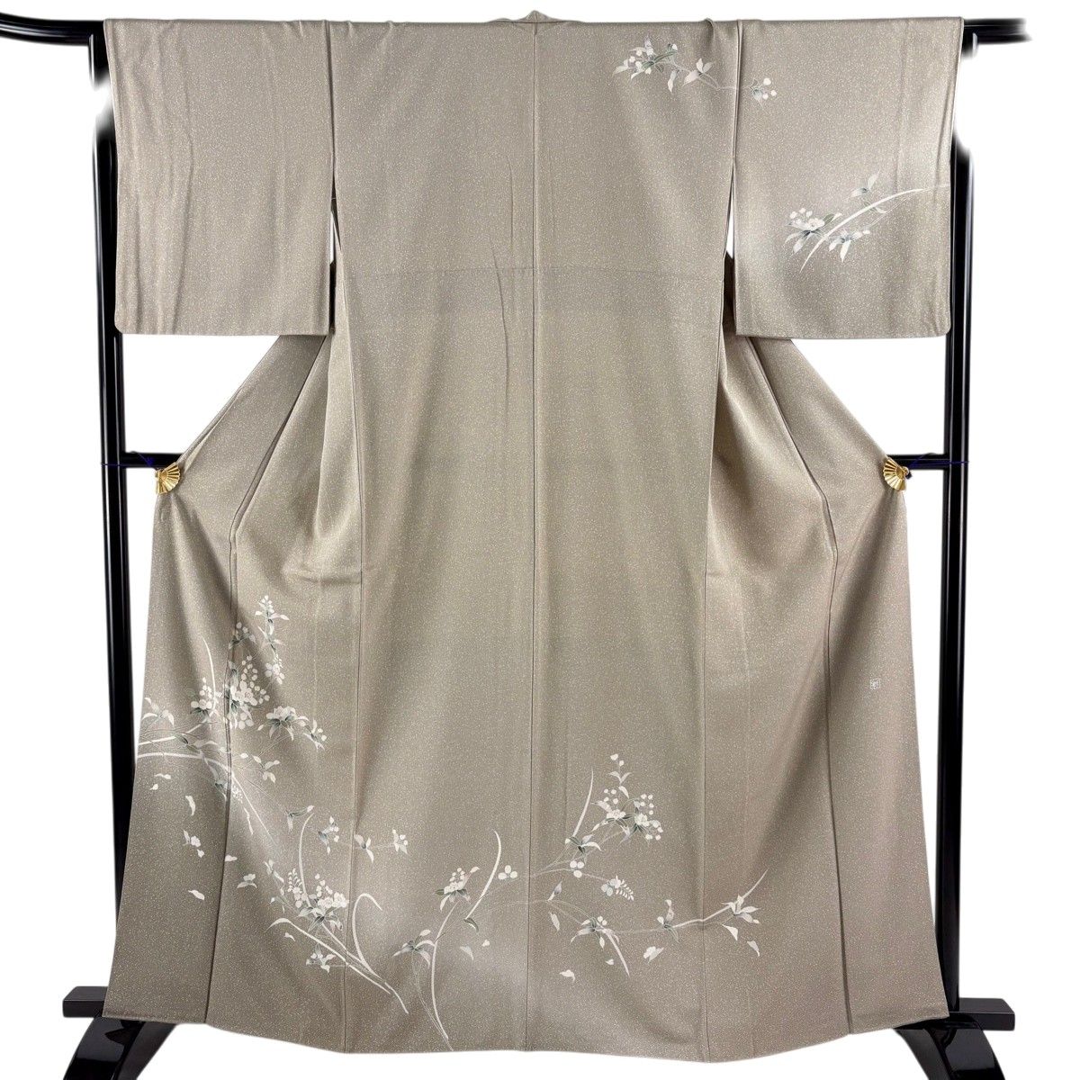 訪問着 身丈162.5cm 裄丈66.5cm 正絹 名品 【中古】 小紋 身丈162cm 裄