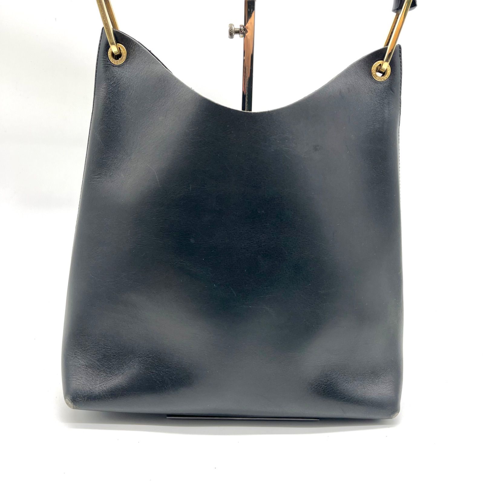 GUCCI グッチ バンブー レザー ショルダーバッグ トートバッグ 