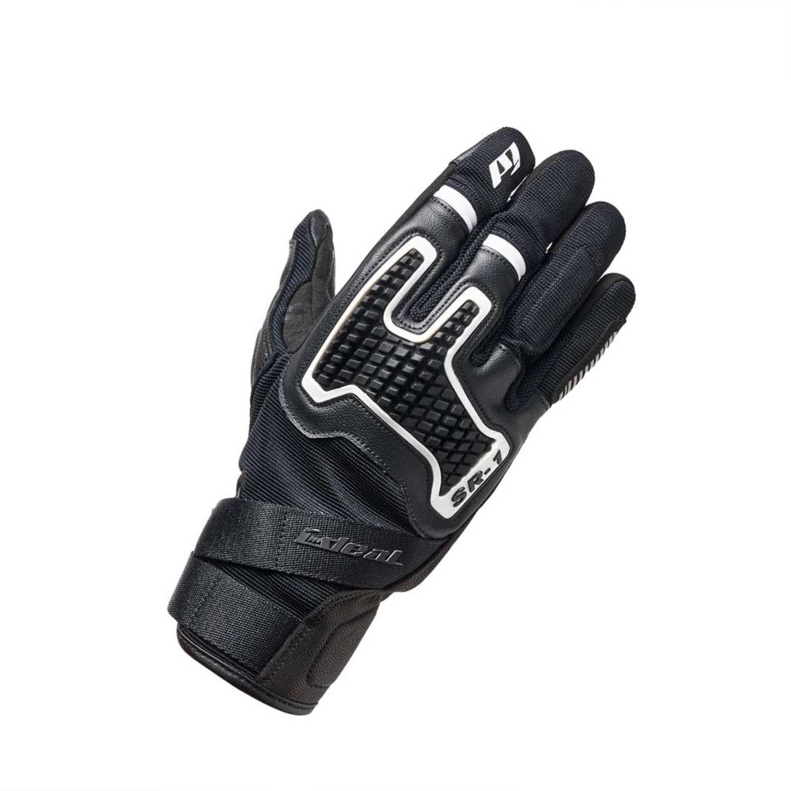 新品 山城(yamashiro) IDEAL アイディール バイク用 グローブ 通気性 春 夏 プロテクター スマホ対応 タッチパネル対応 ID-018 ENIGMA エニグマ ホワイト Mサイズ ID018WH/M