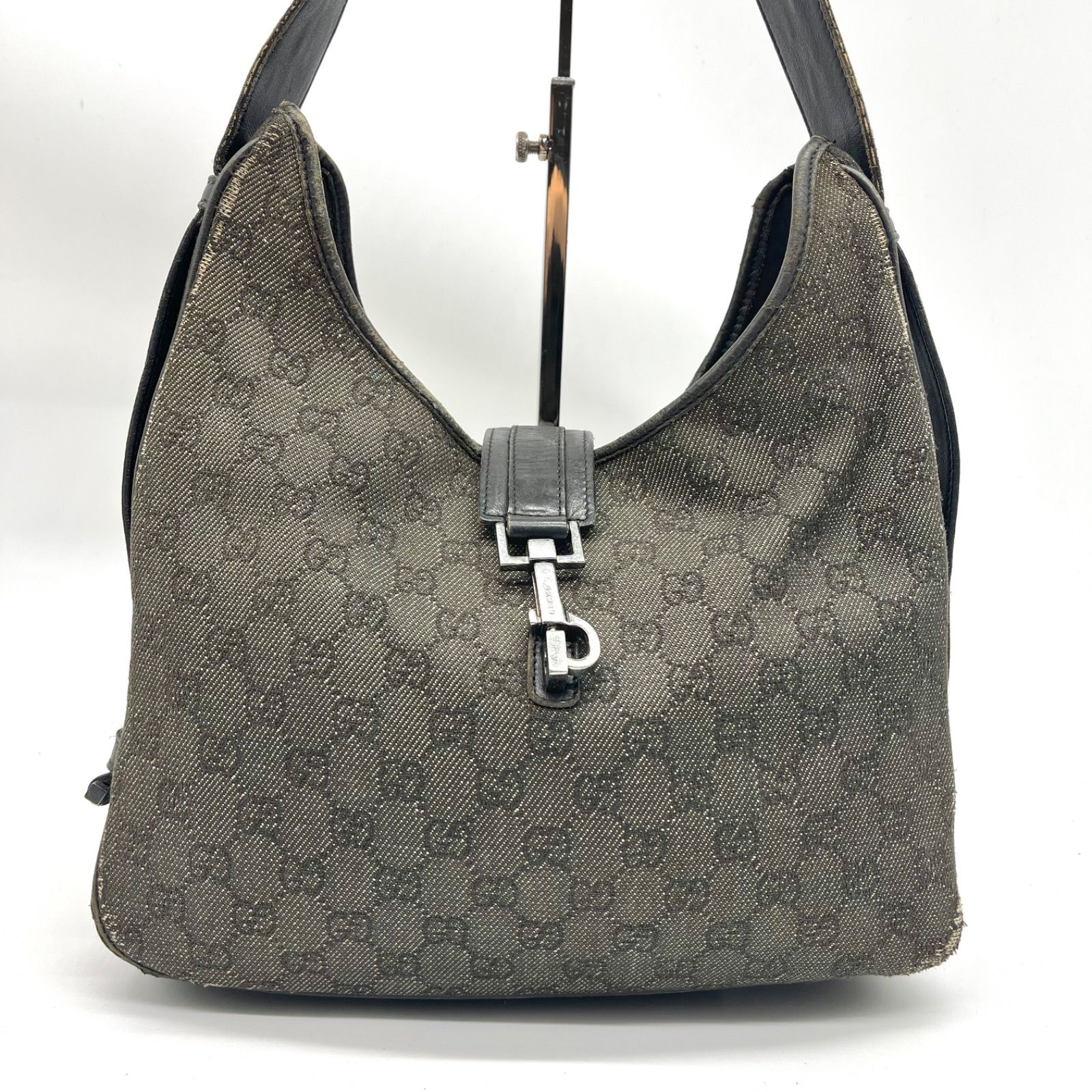 GUCCI グッチ カンデンスキー ジャッキー金具 GGデニム ショルダー 